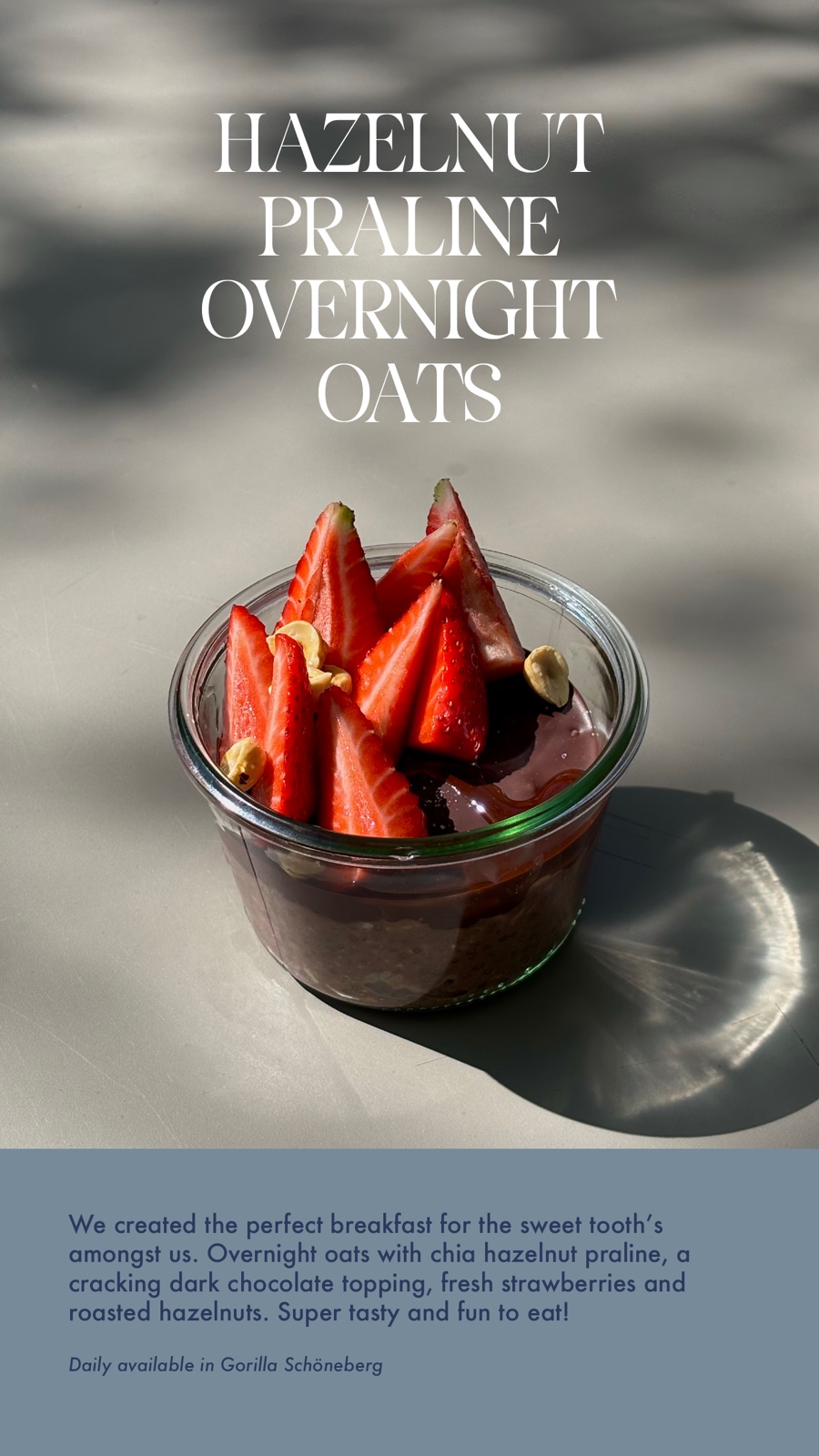 Instagram â€” Hazelnut Praline Overnight Oats