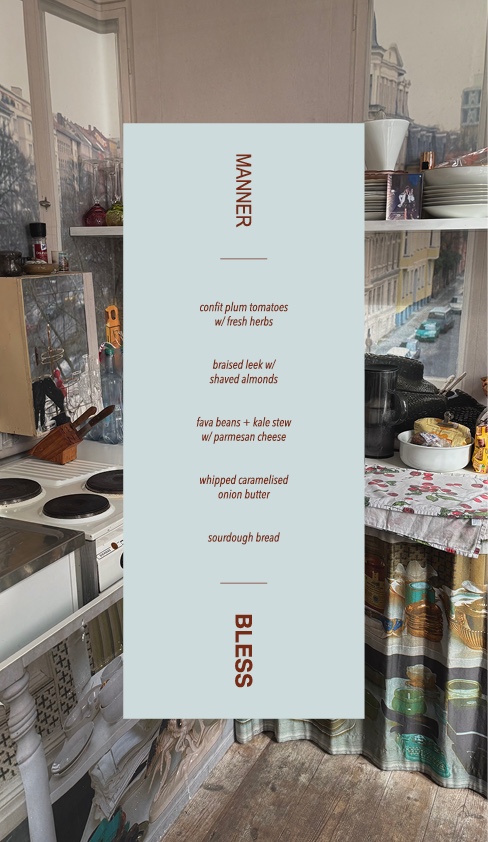 Food menu design